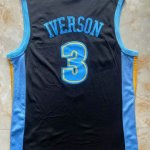 NBA 3 Iverson Nuggets 2006-07 Maillot Marine bleu clair